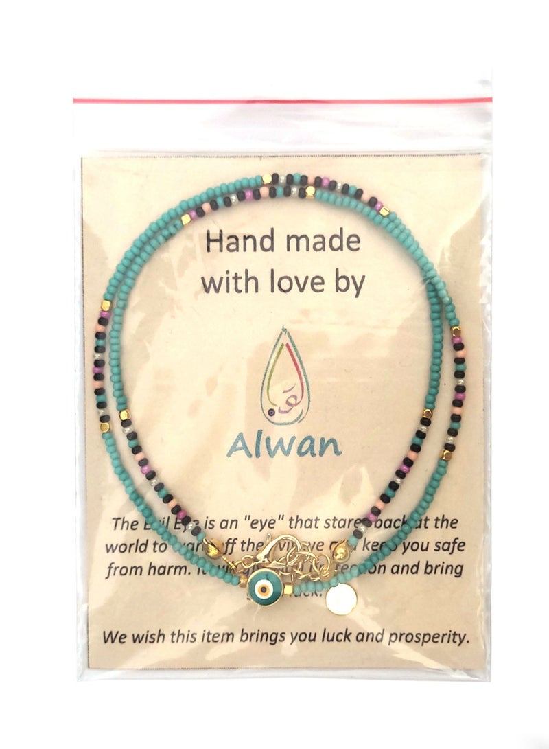 Alwan Necklace with Evil Eye - Image 4