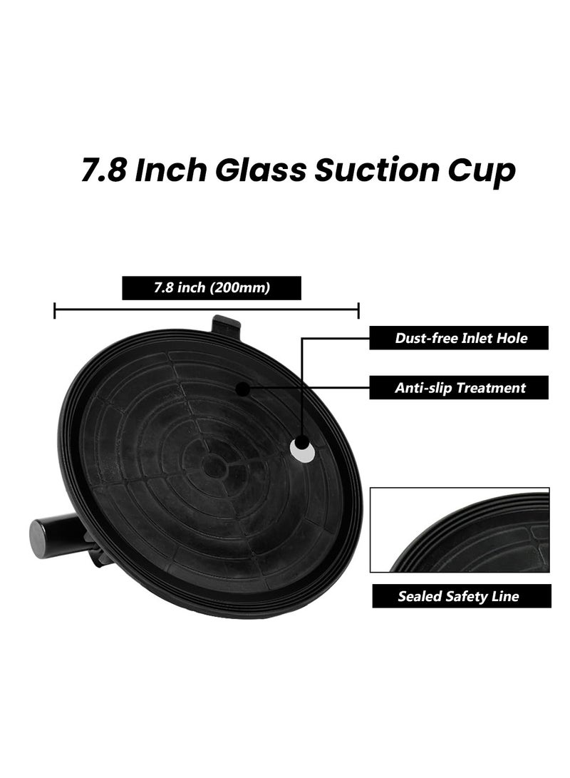 Generic Heavy-Duty 7.8 Inch Vacuum Suction Cup Glass Lifter with Anti-Slip Handle and Durable Rubber Pad for Smooth Surfaces  - Image 4