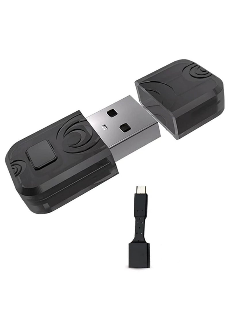 For PS5 Bluetooth Wireless Headset Adapter Transmitter for Playstation 5 PS4 Nintendo Switch and PC Gaming Support Wireless Bluetooth Audio Receiver Adapter - Image 1
