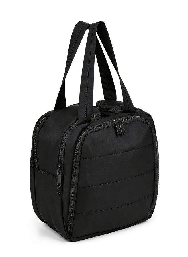 YooxArmor Travel Toiletry Bag for Women Men, Black - Image 1