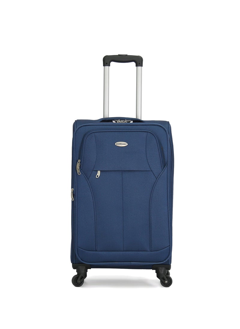 GIORDANO Giordano Softside  Luggage Trolley 3 PCS Set ,Blue  - Image 2