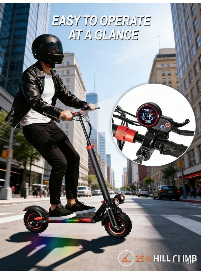 WAKYME Best Seller: Foldable Electric Scooter with Seat, 600W Powerful Motor, High-Capacity Battery, LCD Display & Dual Charging Ports – Perfect for Adults! - Image 4