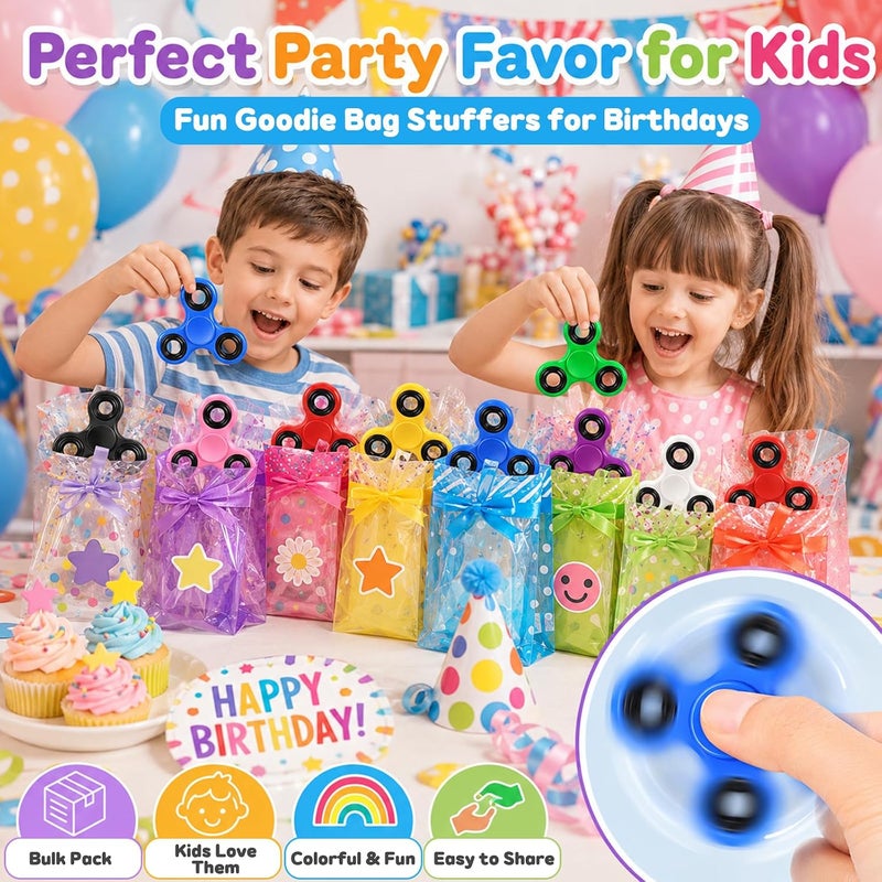 Gigilli 24-Pack Fidget Spinners - Bulk Fidget Toys for Kids and Adults, Sensory Toys for Classroom Prizes and Party Favors, Suitable for Ages 4+ - Image 2