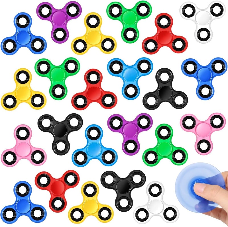 Gigilli 24-Pack Fidget Spinners - Bulk Fidget Toys for Kids and Adults, Sensory Toys for Classroom Prizes and Party Favors, Suitable for Ages 4+ - Image 1