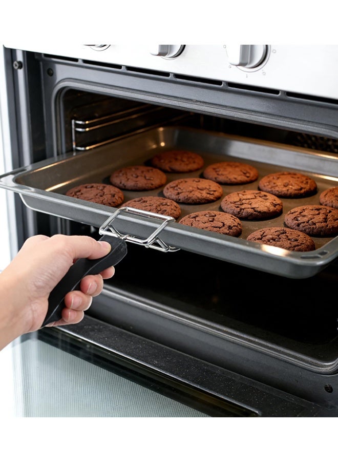 2 PCS Air Fryer Convection Toaster Oven Tray Extractor, Oven Tray Handle, Oven Rack Pull Tool, Grills Clip, Oven Clip, Be suitable For Air Fryer, Toaster Oven, Used To Quickly Remove - Image 4