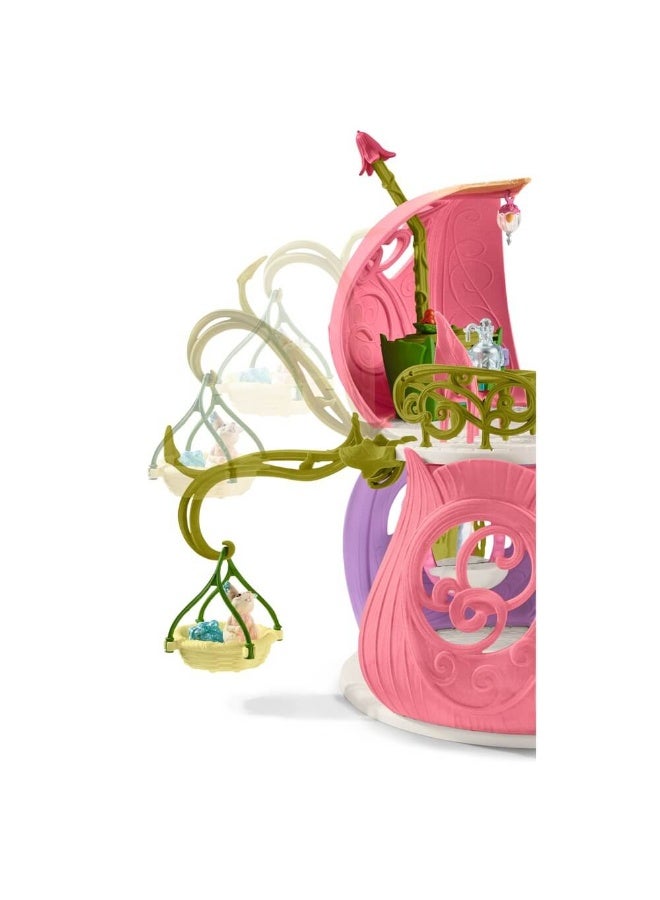 Schleich مجموعة اللعب من شلايش بايالا منزل الزهور المتلألئة مع اليونيكورن - Image 2