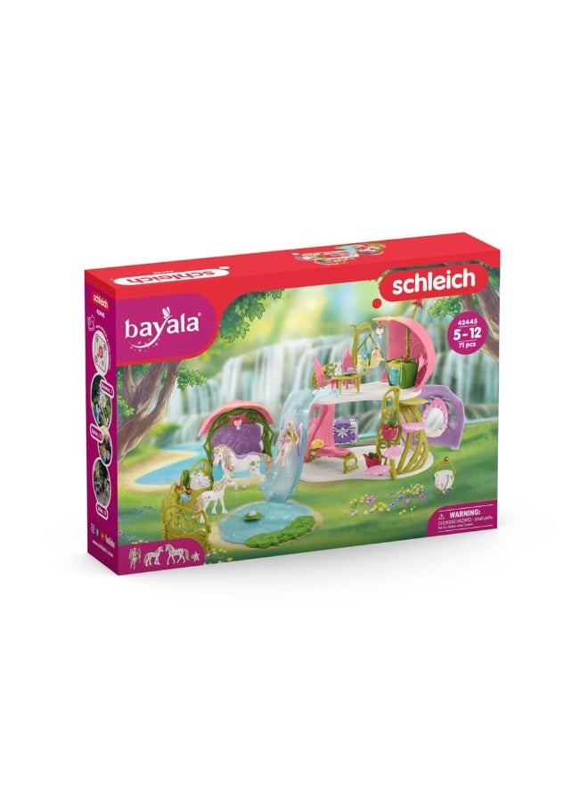 Schleich مجموعة اللعب من شلايش بايالا منزل الزهور المتلألئة مع اليونيكورن - Image 4