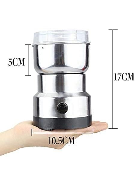 ADAKASI ADAKASI Small Food GrinderPortable Whole Coffee Bean Seasonings Spices Mill Powder Machine for Stainless Steel  - Image 4