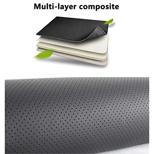 HKZ Fit Corolla Car Seat Cover Full Set for 2019 2020 2021 2022 2023 2024 2025 Toyota Corolla Hatchback All Models - Faux Leather (Black) - Image 5