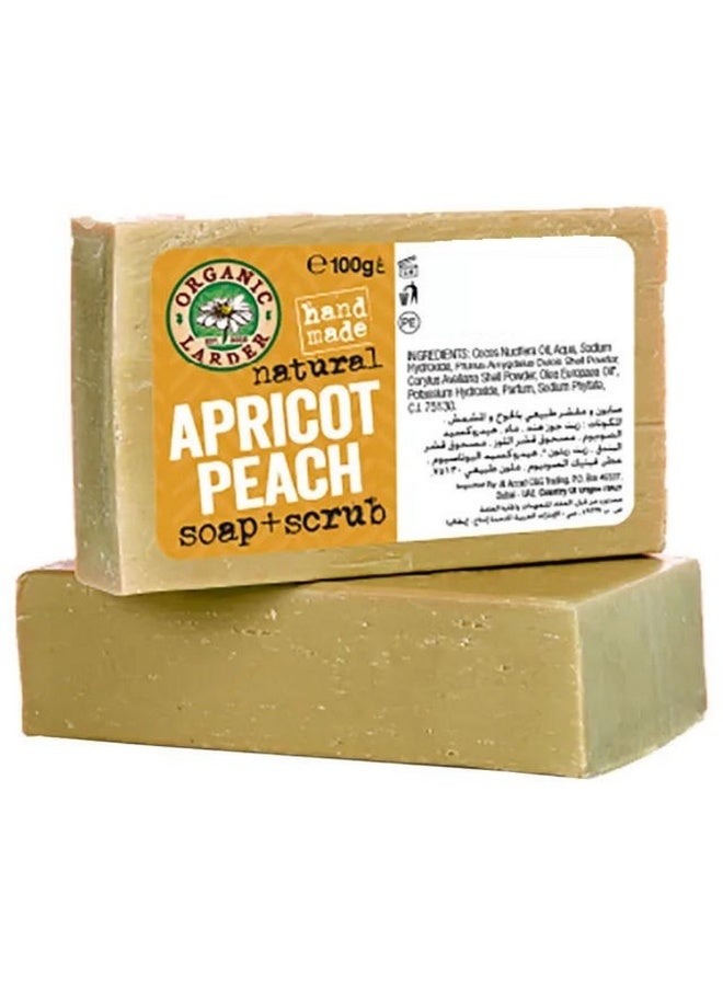 Hand Made Natural Apricot Peach Soap + Scrub 100G