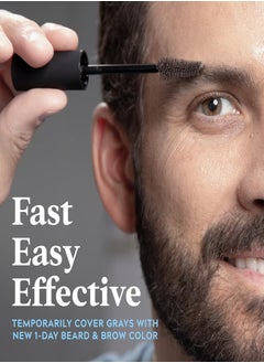 Just For Men 1-Day temporary Color for Beard and Eyebrows, up to 30 Applications,Black  - Image 3