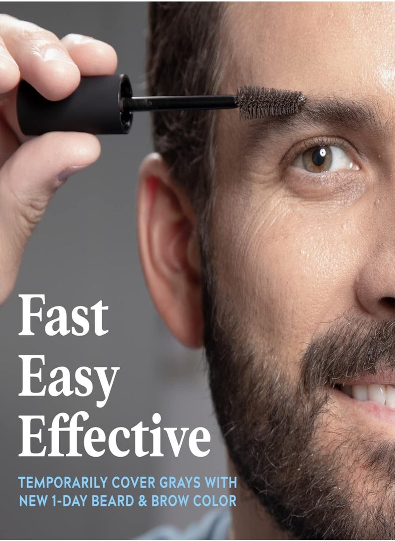 Just For Men - 1-Day temporary Color for Beard and Eyebrows, up to 30 Applications,Black - Image 1