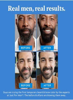 Just For Men 1-Day temporary Color for Beard and Eyebrows, up to 30 Applications,Black  - Image 5