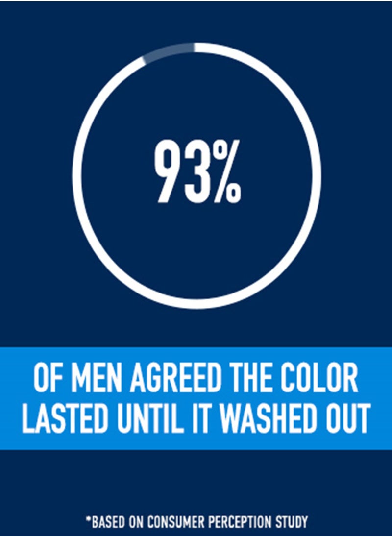 Just For Men - 1-Day temporary Color for Beard and Eyebrows, up to 30 Applications,Black - Image 1