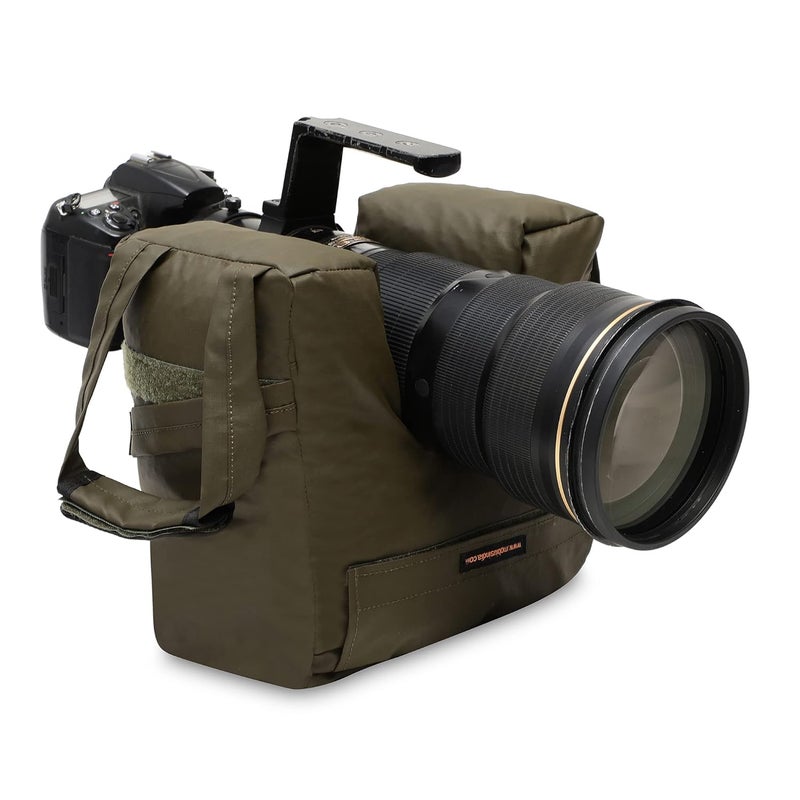 MOBIUS Triumph Tele Lens Support Bag for Wildlife Photography Bean Bag- Olive Green - Image 3