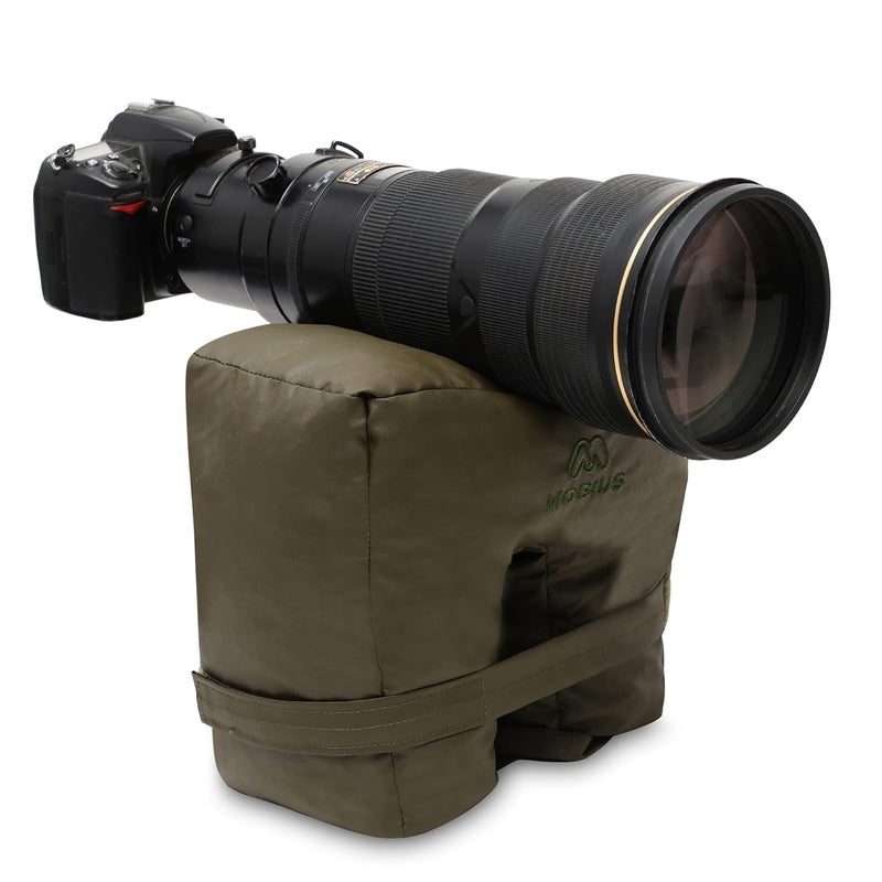 MOBIUS Triumph Tele Lens Support Bag for Wildlife Photography Bean Bag- Olive Green - Image 4