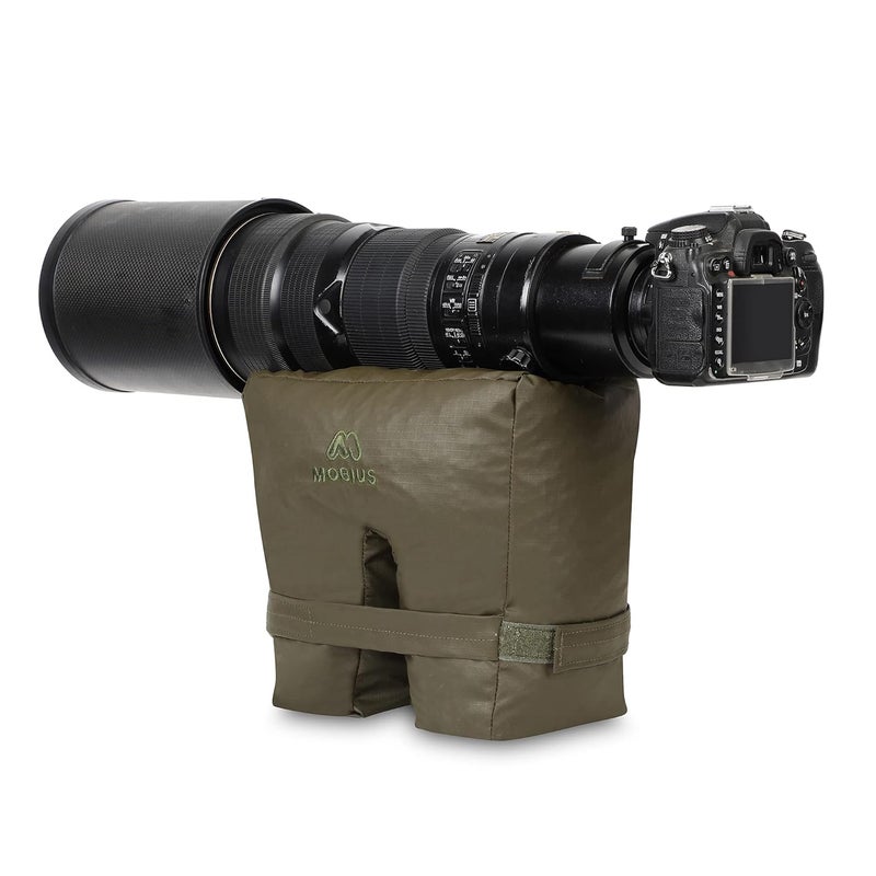MOBIUS Triumph Tele Lens Support Bag for Wildlife Photography Bean Bag- Olive Green - Image 2