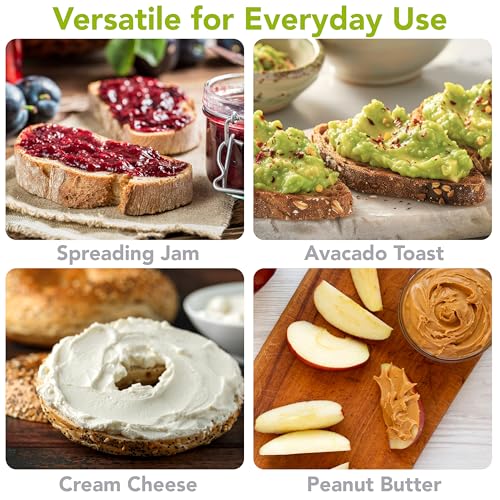 Joie Spreaders Set, Reusable Plastic Knives, Strong and Durable, Ideal for Butter, Jelly, Cream Cheese and Nut Butter, Handy Kitchen Tool, BPA-Free, Assorted Colors, 4 Count - Image 3