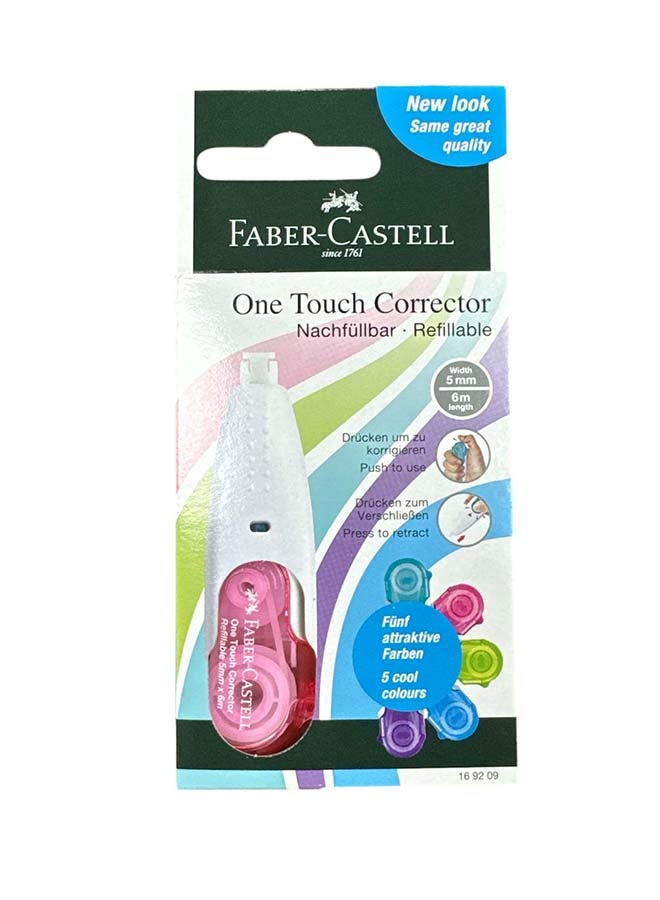 FABER-CASTELL One Touch Corrector Tape Card (1Pc) - Image 1