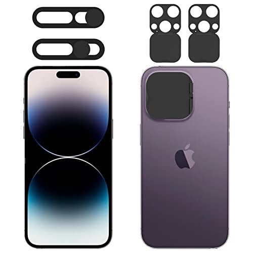 EYSOFT Privacy Cover Compatible for iPhone 14 Pro/14 Pro Max with Front Camera Cover,Protect Privacy and Security But Not Affect Facial Recognition（2Pack） - Image 1