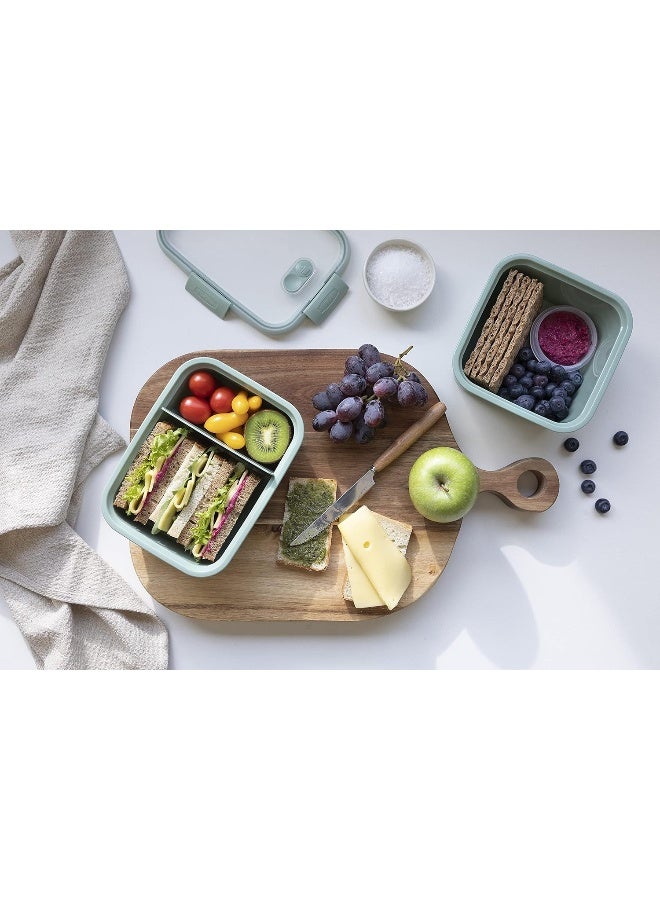 Curver Lunch Kit,Smart To Go, 1.1L Light Green - Image 2