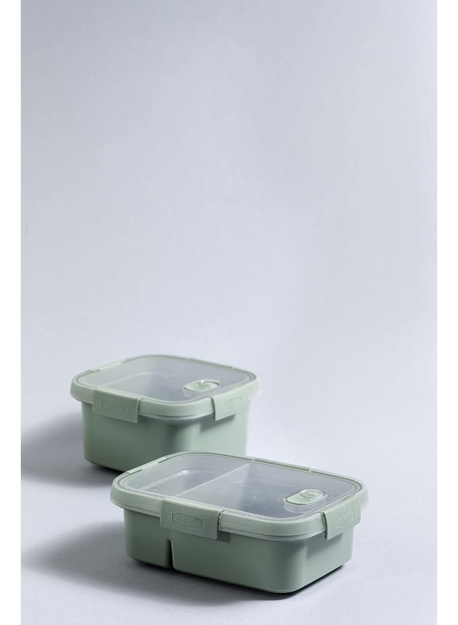 Curver Lunch Kit,Smart To Go, 1.1L Light Green - Image 4