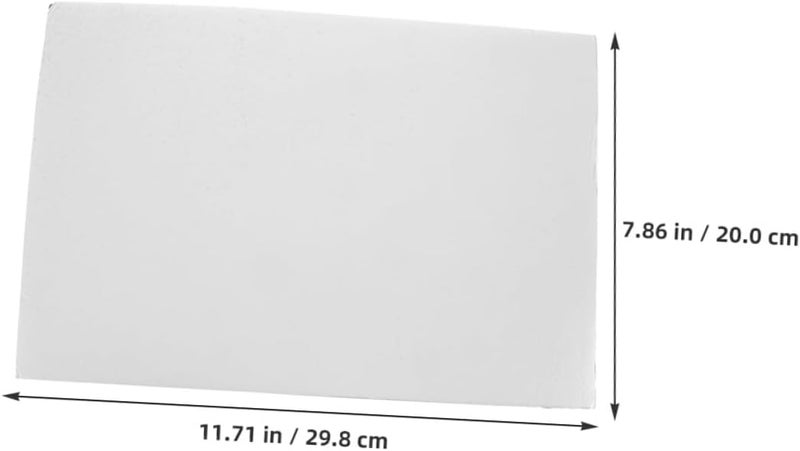 GATHINESS 2pcs Self-Adhesive High-Density Foam Board Sheets for Model Making and Craft Projects, Rectangular White Foam Sheets for Architecture, DIY Arts and Crafts - Image 2