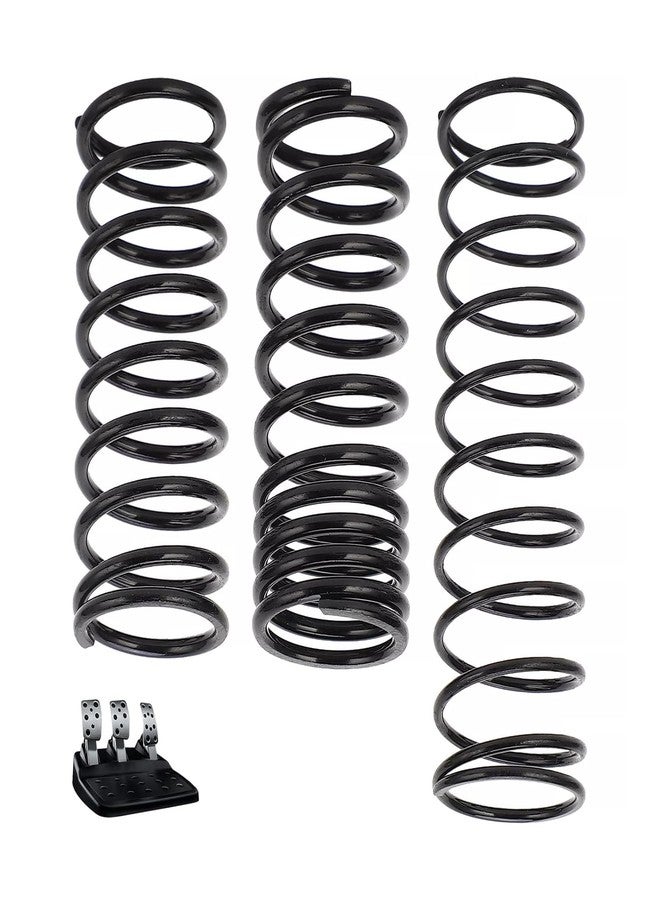 WFCYX 1 x Brake Spring,1 x Throttle Spring,1 x Clutch Spring, 3Pcs Complete Pedal Return Spring Upgrade Kit Compatible with Logitech G25 G27 G29 G920 Racing Wheel - Image 1