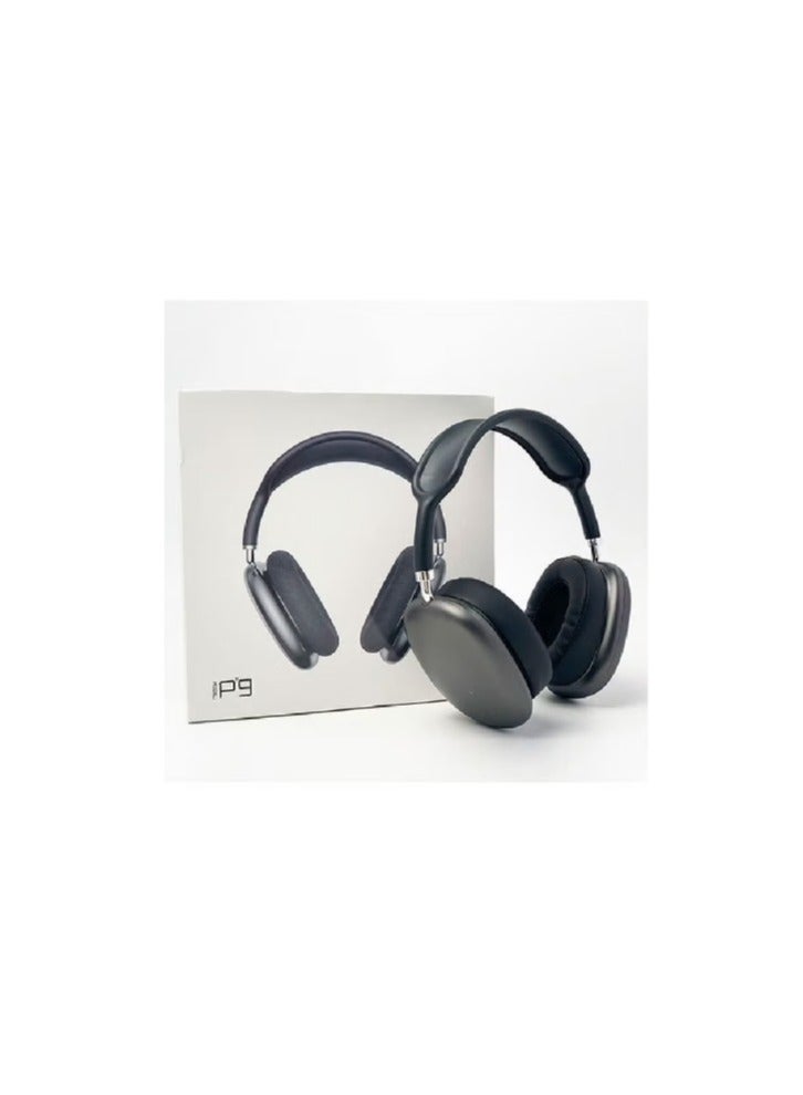 P9 Air Max P9 Bluetooth Headphones Over Ear Black - Image 4