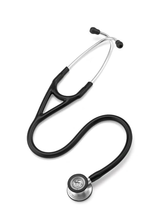 3M Littmann Stethoscope, Cardiology IV, Black Tube, Stainless Steel Chestpiece, 22 inch, 6152 - Image 2