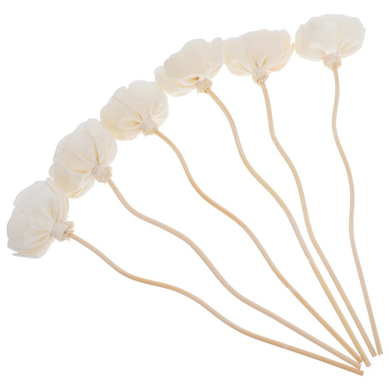 6pcs Reed Diffuser Sticks Flower Refill Diffuser Rattan Reeds Decorative Flower Diffuser Sticks For Home Fragrance - Image 5