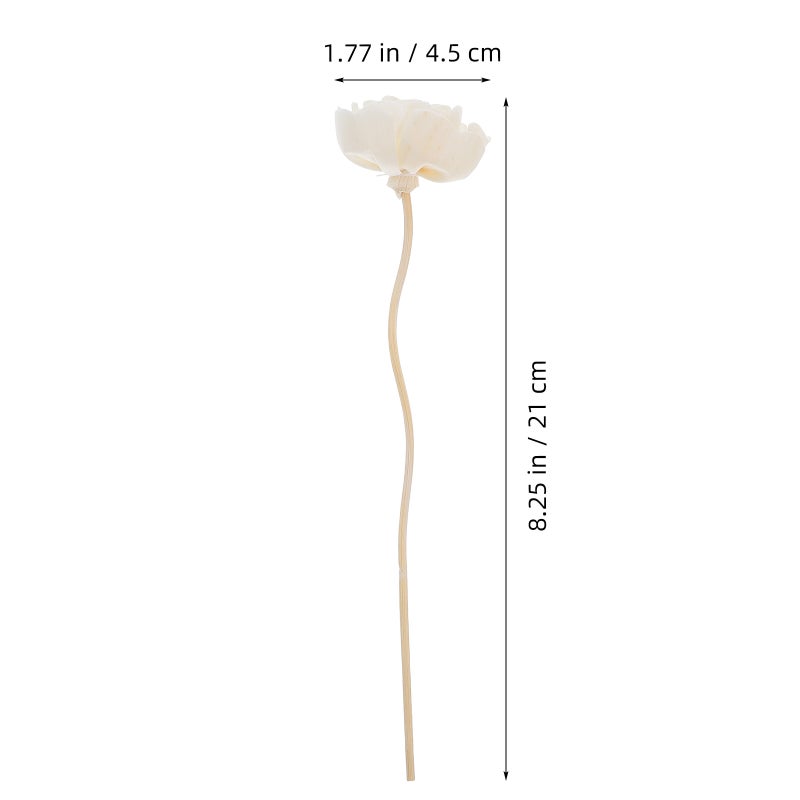 6pcs Reed Diffuser Sticks Flower Refill Diffuser Rattan Reeds Decorative Flower Diffuser Sticks For Home Fragrance - Image 3