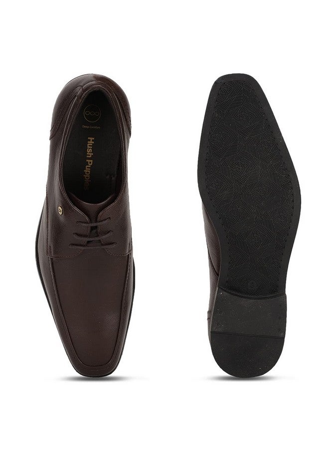 Hush Puppies Mens Brick LACE UP E Brown Sneaker - 9 UK (8244077) - Image 5