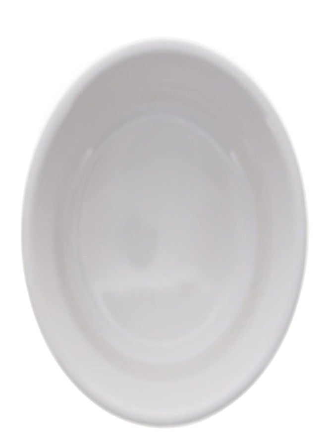 Corningware RS4 4oz/118mL Round French White Ramekins Bowl - 4-Pack - Image 3
