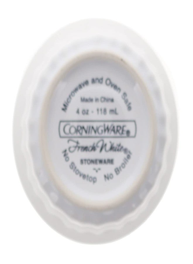 Corningware RS4 4oz/118mL Round French White Ramekins Bowl - 4-Pack - Image 4