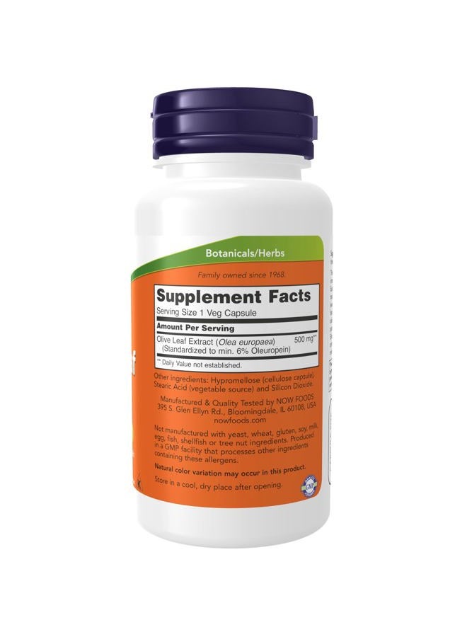 now Supplements, Olive Leaf Extract 500 mg, Free Radical Scavenger*, 60 Veg Capsules - Image 2