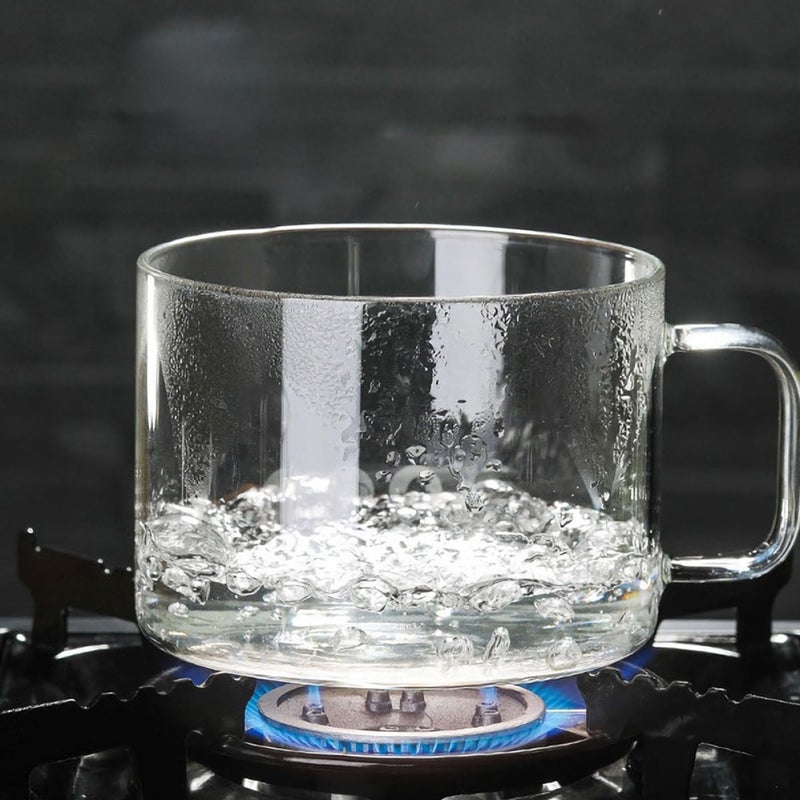 Abaodam High Borosilicate Glass Saucepan 1350ml with Lid Heat Resistant Stew Pot for Stovetop Cooking and Instant Noodles Household Kitchen Cookware - Image 5