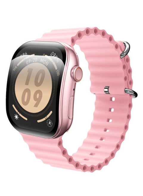 Smart Watch X10 PRO 3 Curved Glass With Silicone Strap and Wireless Charging