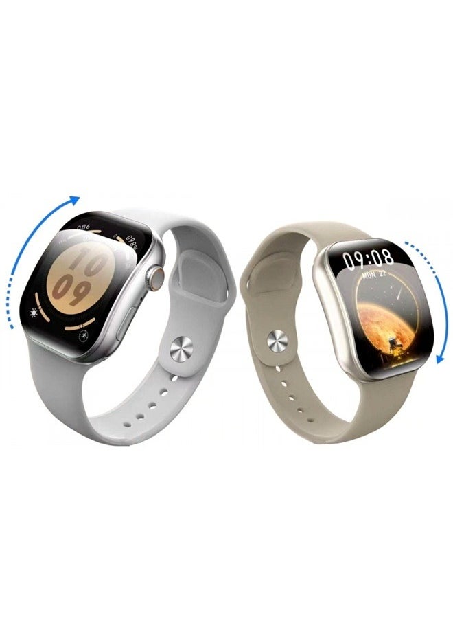 Smart Watch X10 PRO 3 Curved Glass With Silicone Strap and Wireless Charging