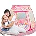 LimitlessFunN Princess Pop Up Kids Play Tent Includes Star Lights Carrying Case Children Indoor Ball Pit Playhouse For 1 2 3 Year Old Baby Toddlers Girls Birthday Gift 48D x 48W x 36H - Image 2