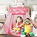 LimitlessFunN Princess Pop Up Kids Play Tent Includes Star Lights Carrying Case Children Indoor Ball Pit Playhouse For 1 2 3 Year Old Baby Toddlers Girls Birthday Gift 48D x 48W x 36H - Image 4
