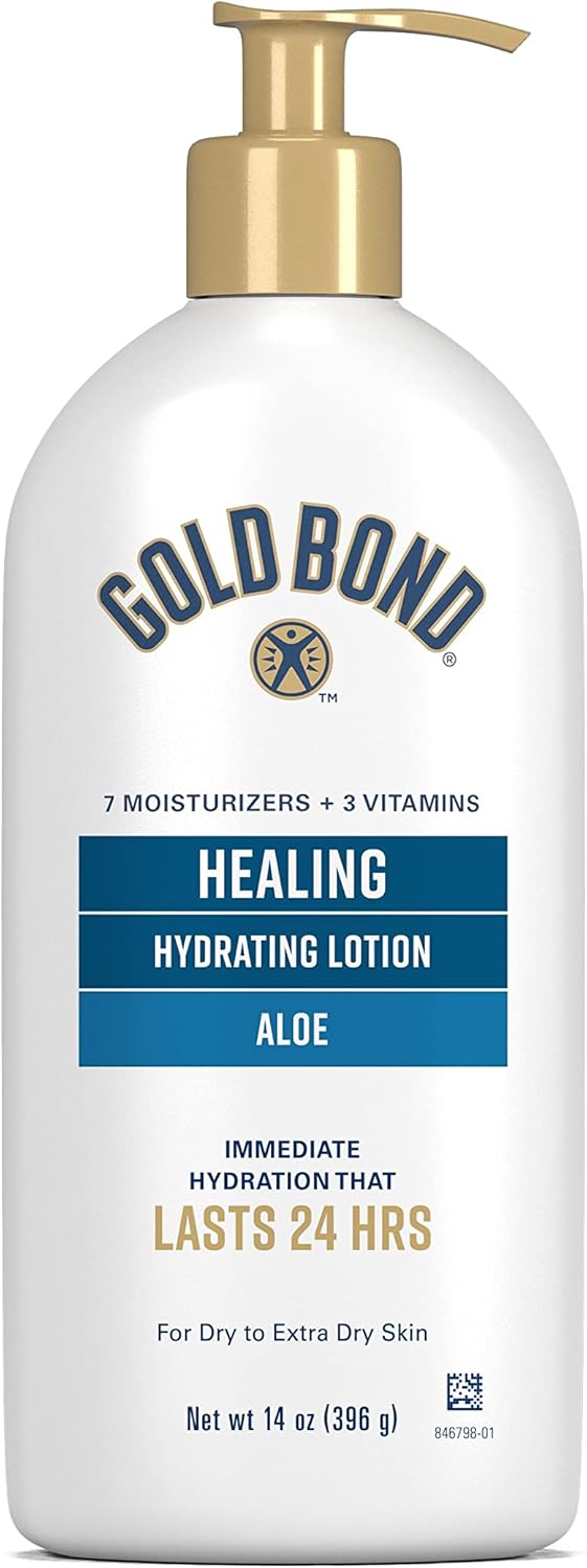Gold Bond Gold Bond Ultimate Healing Skin Therapy Lotion with Aloe 14 oz NonGreasy  Hypoallergenic