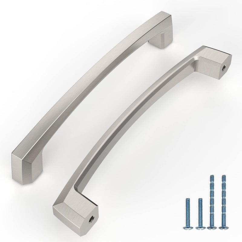 KNOKLOCK 10 Pack 5 Inch(128mm) Kitchen Cabinet Handles Brushed Satin Nickel Cabinet Pulls Kitchen Cabinet Hardware Drawer Pulls for Dresser Cupboard Wardrobe - Image 4