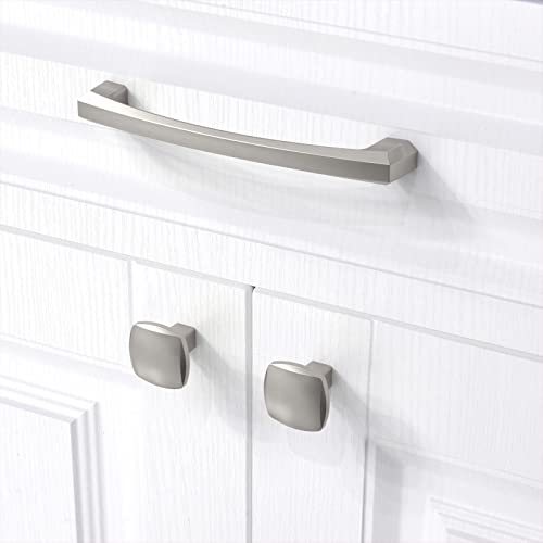 KNOKLOCK 10 Pack 5 Inch(128mm) Kitchen Cabinet Handles Brushed Satin Nickel Cabinet Pulls Kitchen Cabinet Hardware Drawer Pulls for Dresser Cupboard Wardrobe - Image 2