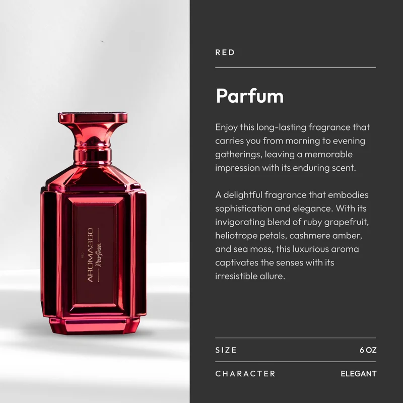 أروما 360  عطر ريد للجنسين - جريب فروت، عنبر، فلفل، وطحالب - عطور للرجال والنساء - خالي من منتجات الحيوان - سعة 200 مل