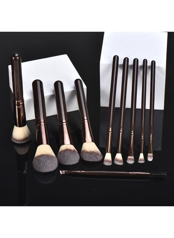 10-Piece Makeup Multi Use Brush Set - Image 2