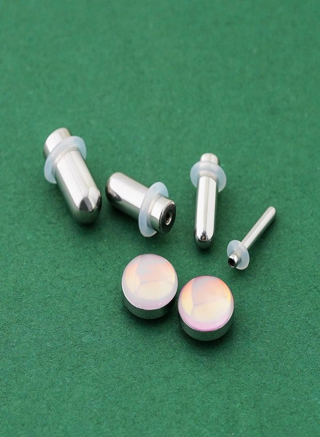 TBOSEN 3 Pairs Assemblable Top and Precise Size Ear Plugs Kit Stainless Steel O-Ring Stretcher Piercings Gauges DIY Set 14G-5/8 Inch - Image 3