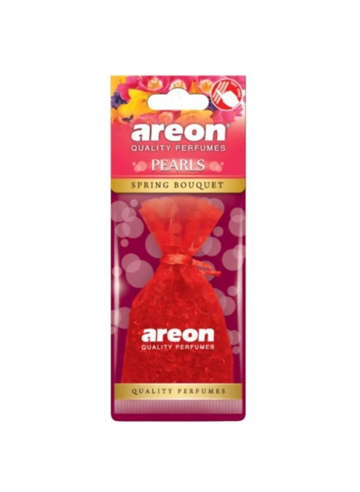 Areon - Pearls Kiss car air freshener with the scent of spring flowers - Image 1