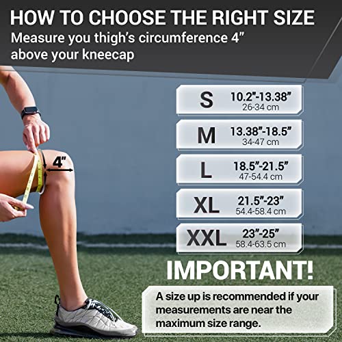 DR. BRACE ELITE Knee Brace with Side Stabilizers & Patella Gel Pads for Maximum Knee Pain Support and fast recovery for men and women-Please Check How To Size Video (Mercury, Small) - Image 3
