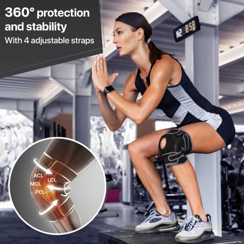 DR. BRACE ELITE Knee Brace with Side Stabilizers & Patella Gel Pads for Maximum Knee Pain Support and fast recovery for men and women-Please Check How To Size Video (Mercury, Small) - Image 5